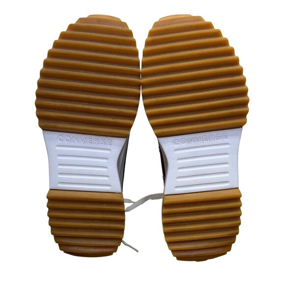 Converse Unisex Burgundy Red High-Top Platform Textured Sole Sneakers Size 7.5 - Picture 11 of 12